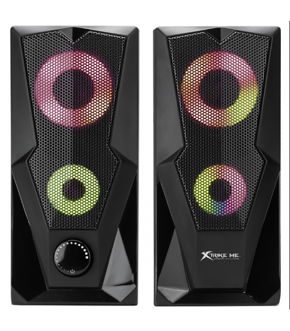 Haut-parleurs Stereo Gamer XTRIKE SK-501  avec LED RGB
