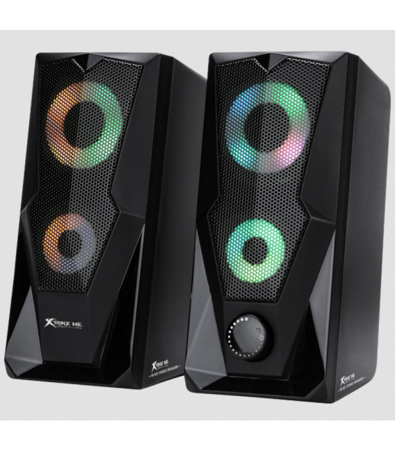Haut-parleurs Stereo Gamer XTRIKE SK-501  avec LED RGB