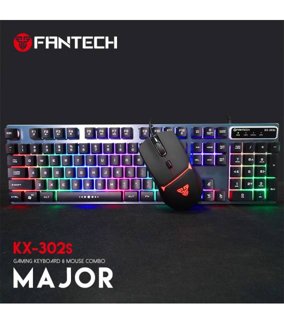 Combo Fantech KX-302 avec Souris et clavier Filaire Gaming